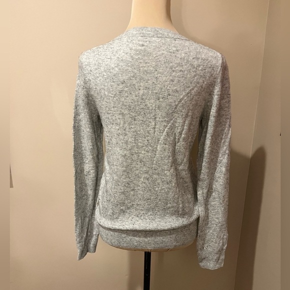 Rare! J. Crew Wool Dog w/ Heart Shaped Eyes Crew Neck Sweater, size M - Picture 4 of 8